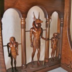 Egyptian Carvings on Lectern