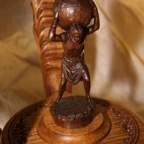 Atlas Carving in Base