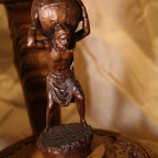Atlas Carving in Base