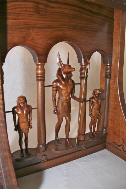 Egyptian Carvings on Lectern